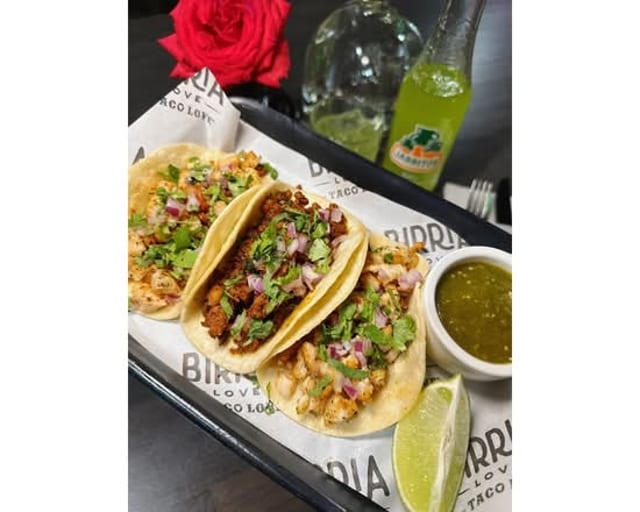 3 Shrimp Tacos.